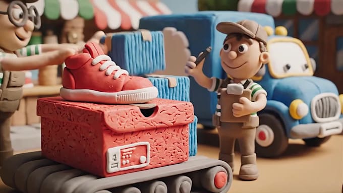 create custom clay themed videos for your brand