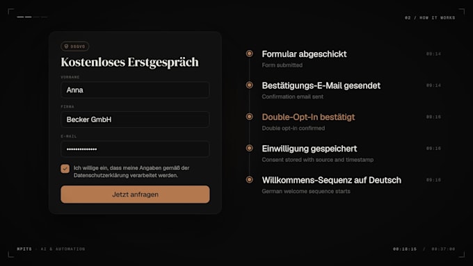 set up a german gdpr compliant gohighlevel CRM for dach