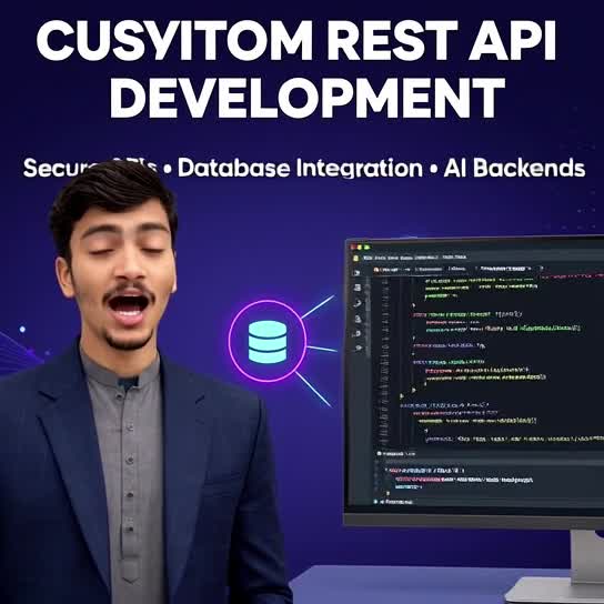 develop a custom rest API using python fastapi or django
