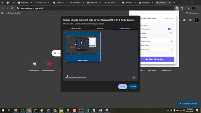 develop a custom chrome extension for web automation and productivity