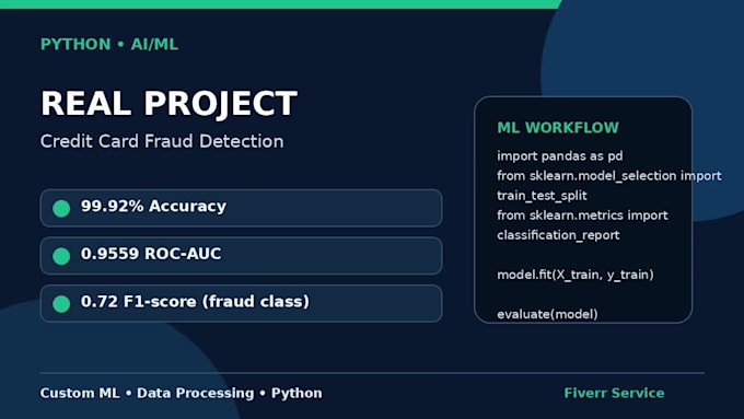 build machine learning models in python for prediction and classification