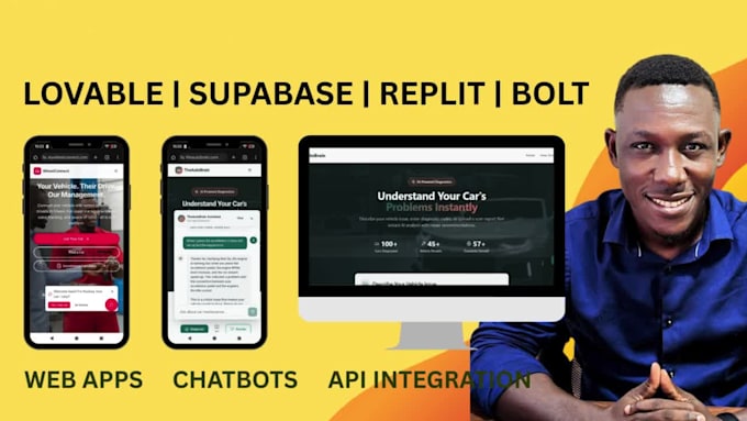build ai applications and mvps using lovable ai, replit ai, and no code tools