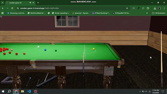 make an interactive 3d websites with real time physics in three js