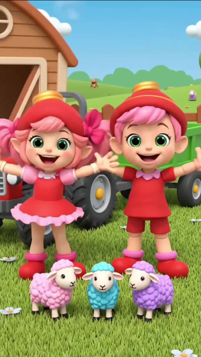 create high quality 3d ai animated kids videos