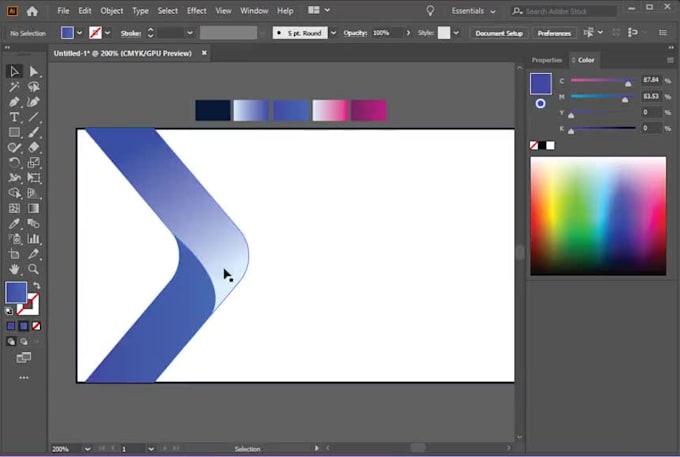 design a professional and modern visiting card