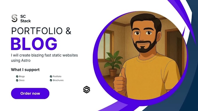 build a blazing fast blog or portfolio using astro