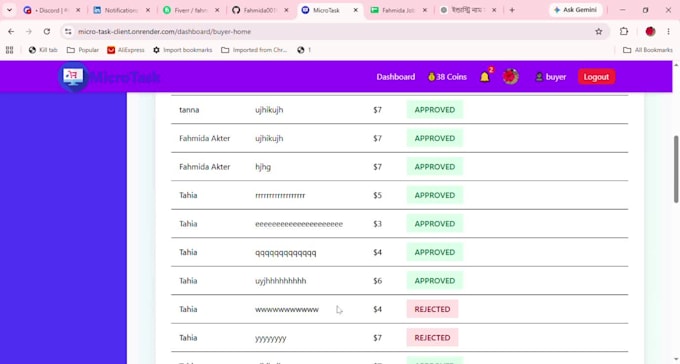 create a micro job marketplace website