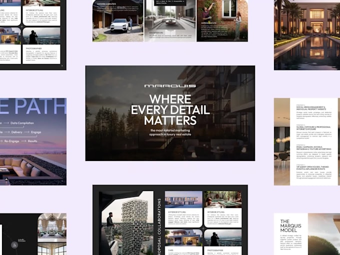 create marketing agency pitch deck, client sales  powerpoint presentation design