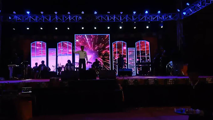 create custom vj loop for led wall stage projection mapping visual
