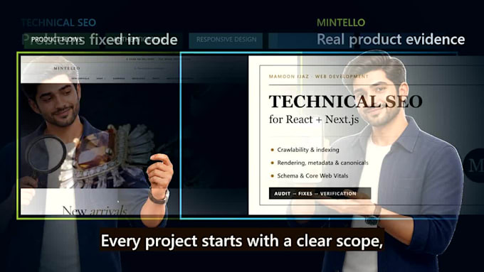 fix technical SEO issues in react and nextjs websites