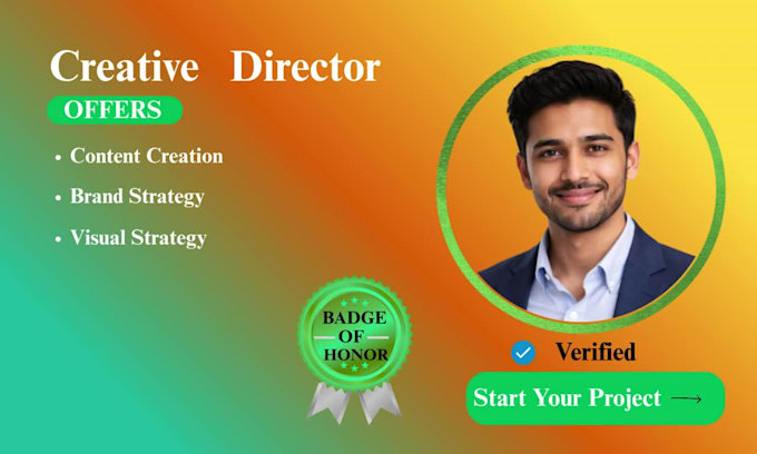 be your creative director for branding and content strategy