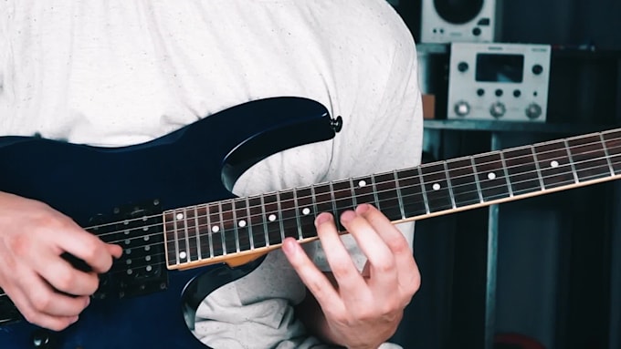 record electric guitars for your song