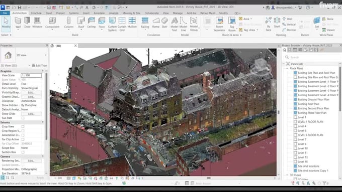 convert point cloud to accurate revit scan to bim models