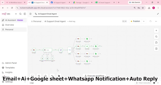 build ai appointment booking agent using n8n