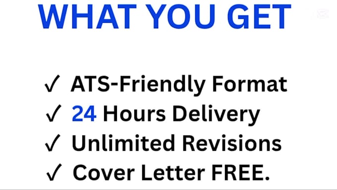 design professional CV and resume with ats format
