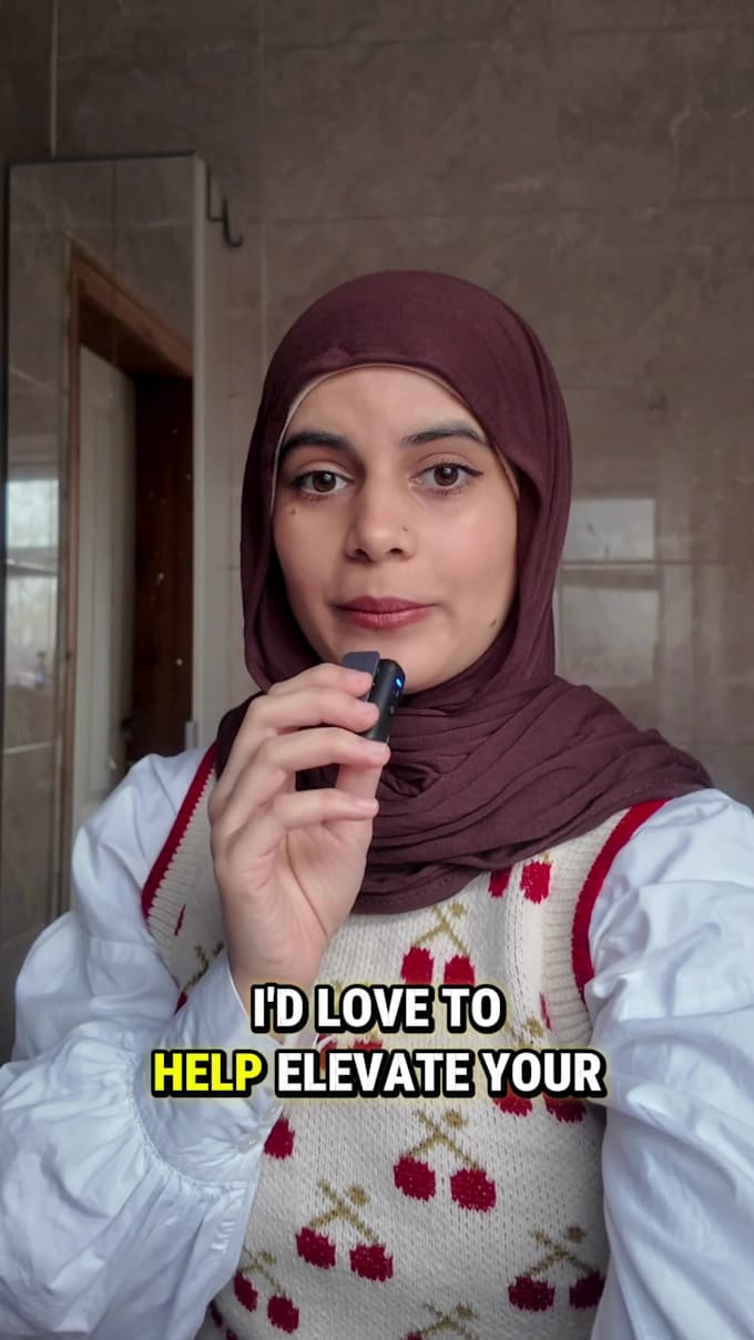 create ugc videos for social media as a muslim hijabi