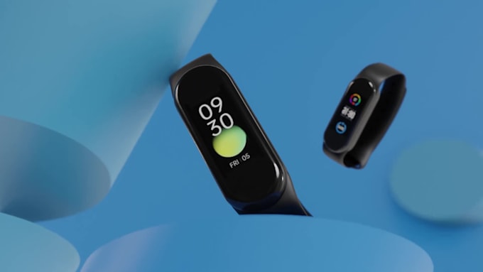 create realistic 3d smartwatch modelling, rendering and animation