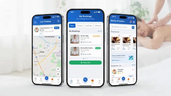 build an on demand service booking app with live gps