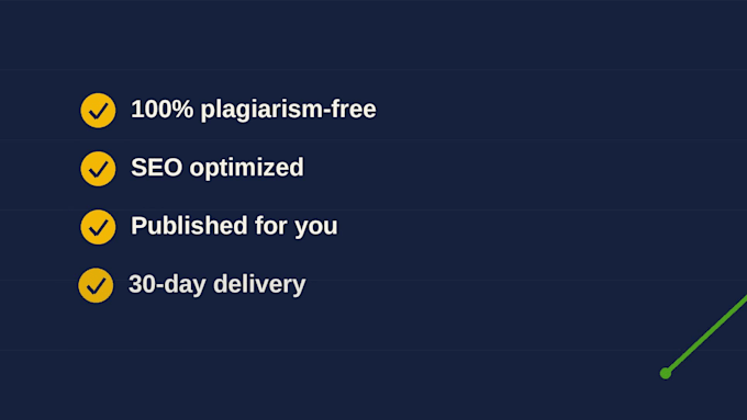 manually write SEO optimized 30 articles per month