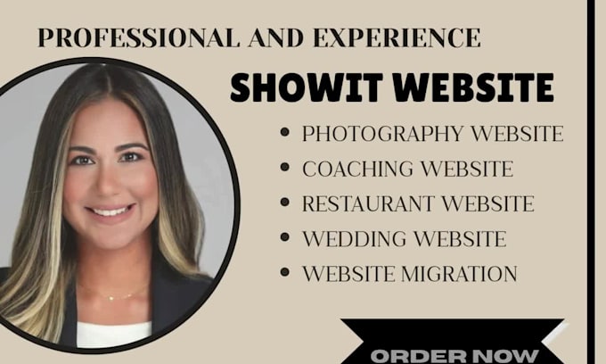 customize showit template, design and redesign showit website development, seo