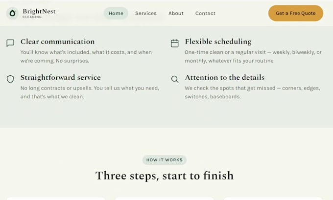 build your professional business website with copy