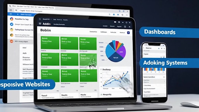 create a custom business web app or dashboard