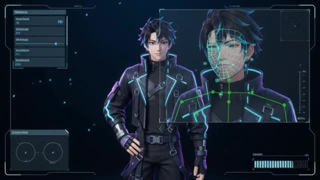 create a custom male 3d vtuber model and vrm avatar