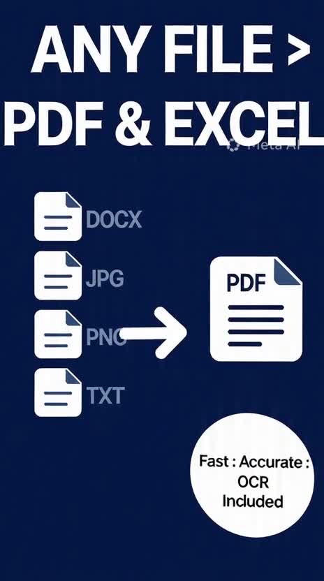 do best convert files in pfd, excel, jpeg, jpg, doc, etc