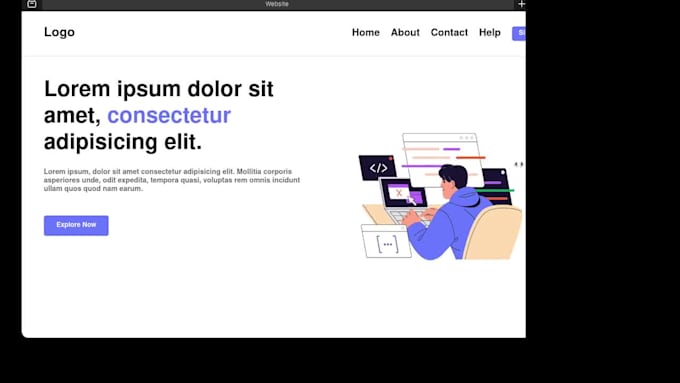 develop a clean and responsive front end UI design