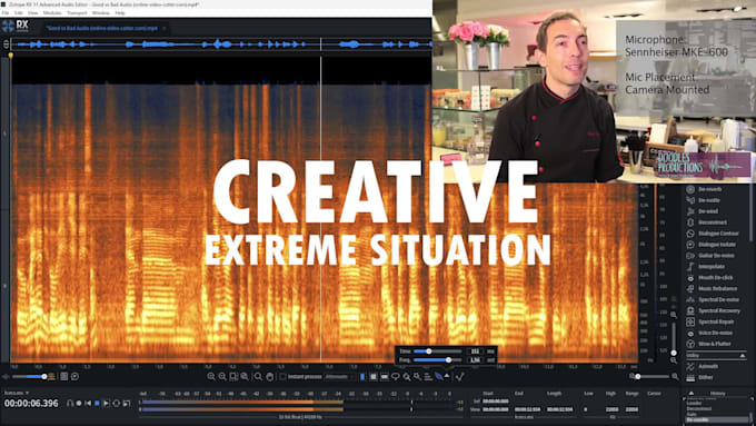 clean up your audio using izotope rx