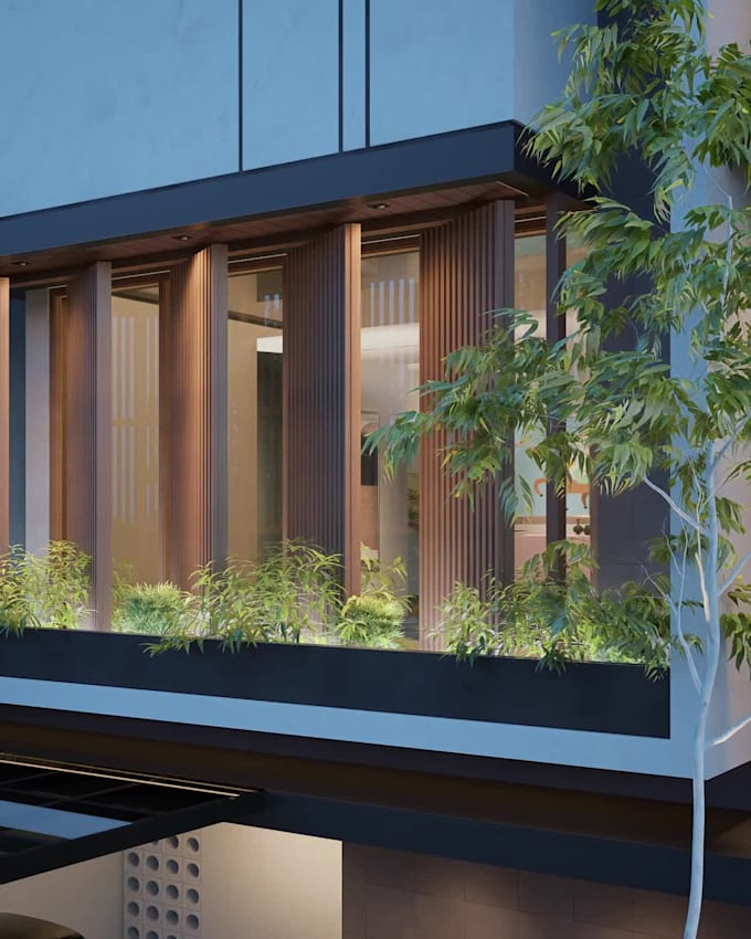 create interior, exterior, and rendering