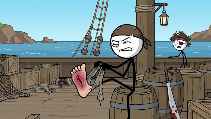 create 2d stickman animation explainer videos
