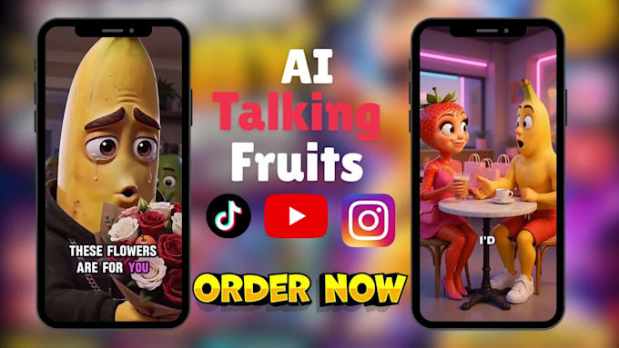 do ai talking fruits content talking fruit ads viral ai talking fruit for tiktok