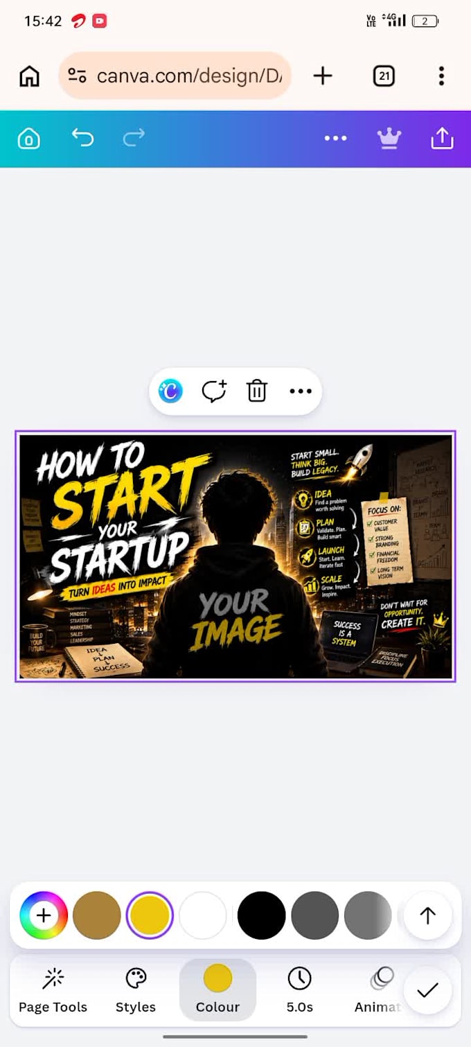 design high CTR youtube thumbnails