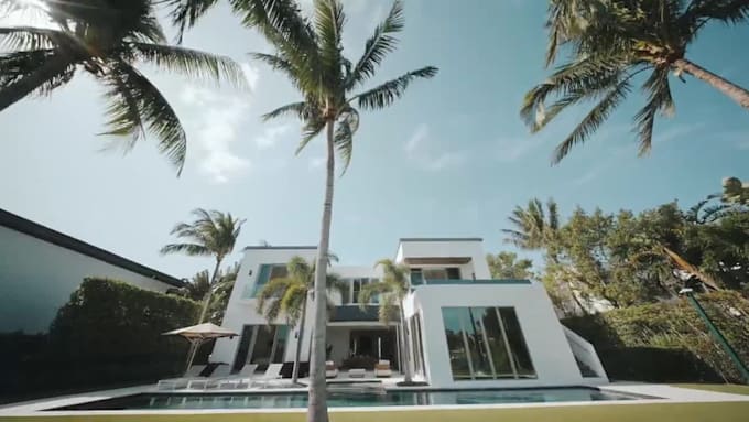 create cinematic real estate video editing for property promos