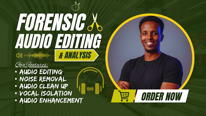 provide forensic audio editing, noise reduction, voice isolation and enhancement