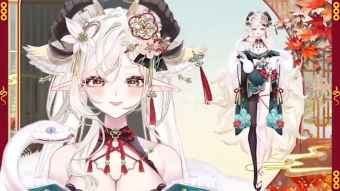design and rigging live2d vtuber model, 2d vtuber model, live2d model for stream