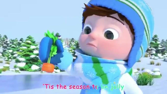 create a cozy aesthetic christmas animation video
