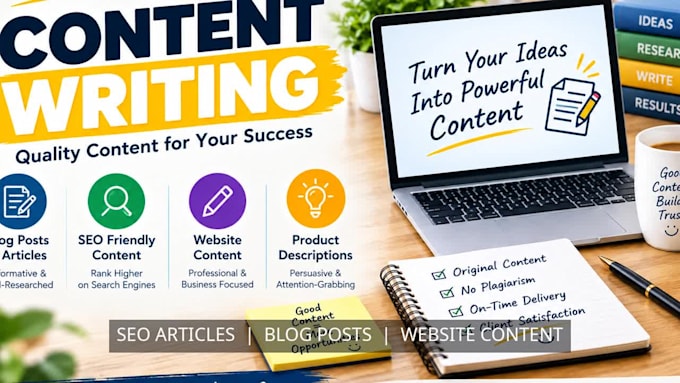 write engaging and SEO friendly articles and blog posts