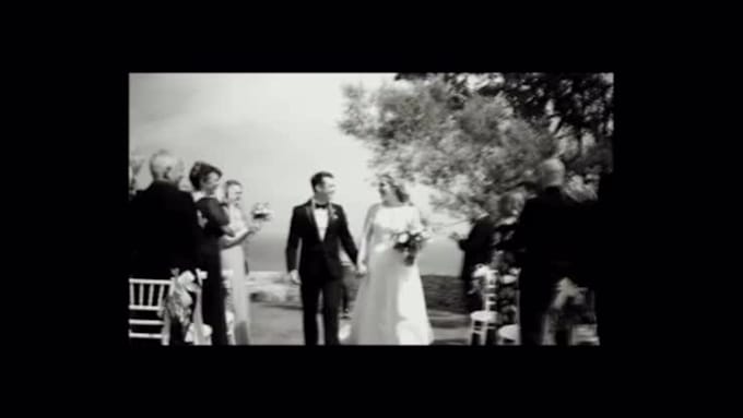 cinematic wedding video editing