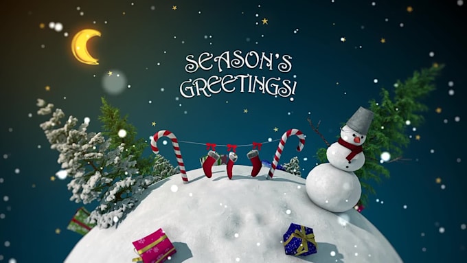 do amazing christmas greeting video