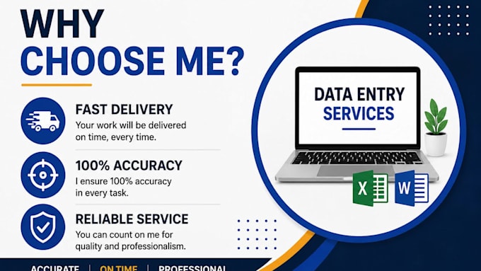 data entry typing excel services