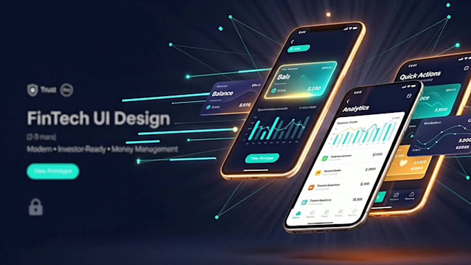 Design a professional fintech money management app ui ux by Alex ...