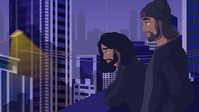 create lofi loop animation video for your music