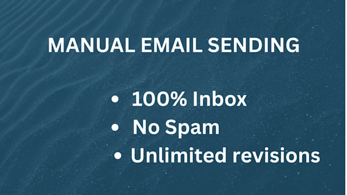 manually send emails one by one