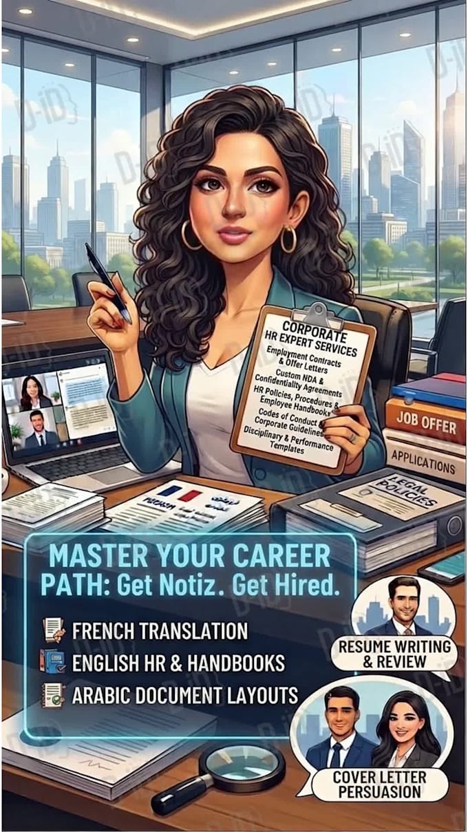 write a professional HR approved resume, CV, and cover letter