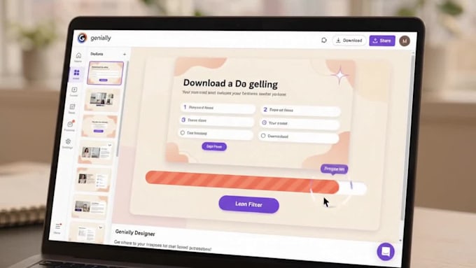 design an interactive genially experience for learning and training