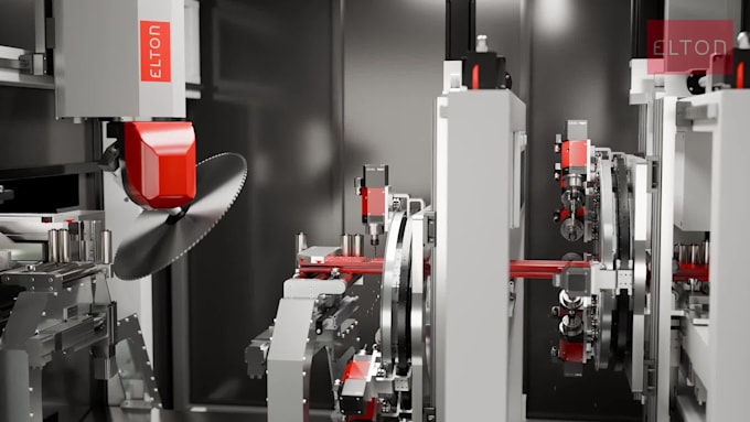 create 3d industrial animation machinery walkthrough and factory renovation