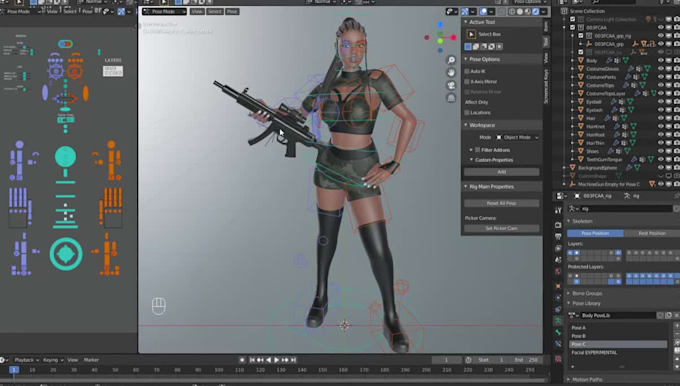 Cc5 Rig 3d nsfw, rig in daz, facial morphs, 52 arkit blendshape, character cc5 ...