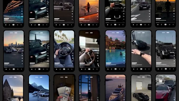 create faceless luxury motivation youtube shorts